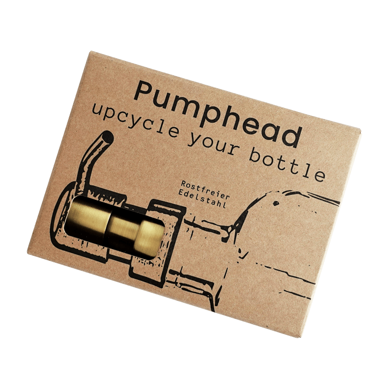 Pumphead® upcycle your Amuerte bottle