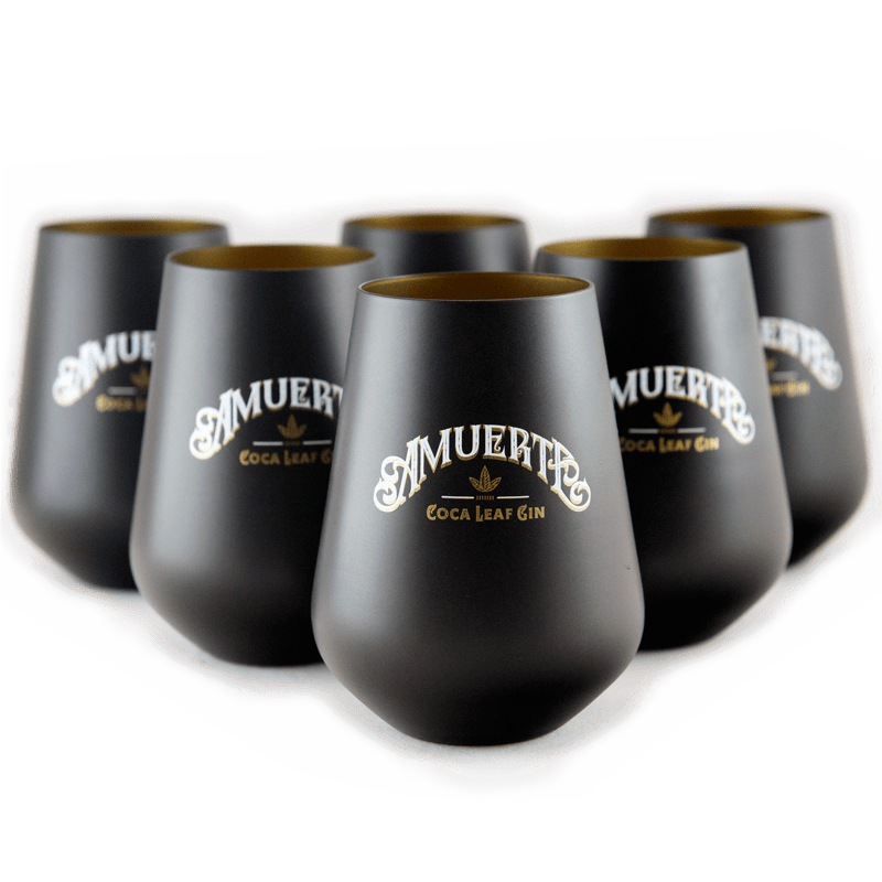BARTENDER MASTER PACK - AMUERTE BLACK GLASSES